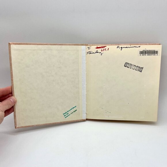 1975 Aquariums Early Craft Book By Phil Steinberg Kids Fish Tank Guide - Picture 2 of 9